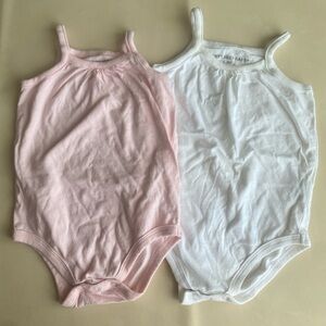 Burt’s Bees Organic Baby Girl Tank Onesies Bundle